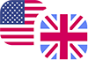 icone anglais americain traduction carre