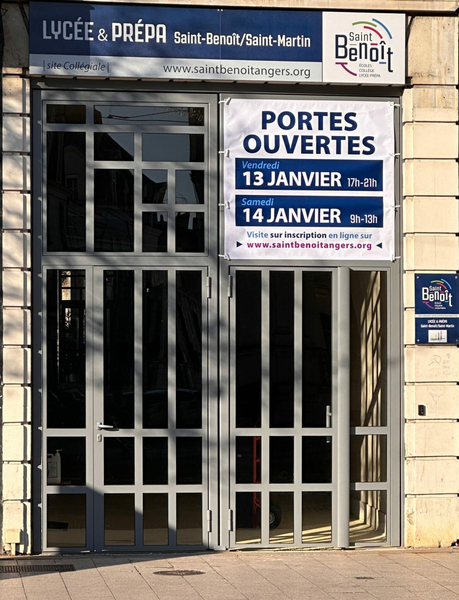 PORTES OUVERTES Lycée et Prépa 13 et 14 JANVIER 2023 Ensemble Scolaire SaintBenoît Angers